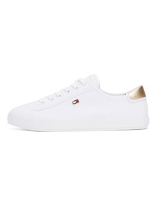 TOMMY HILFIGER Tenisky zlatá / bílá