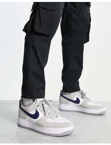 Nike Air Force 1 '07 trainers in grey and navy