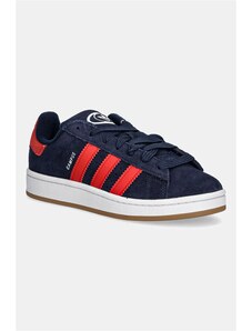 Dětské semišové tenisky adidas Originals CAMPUS 00s tmavomodrá barva, JQ8556
