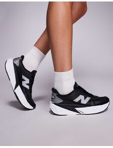 New Balance Fuelcell Rebel v5 womens running trainers in black-Yellow