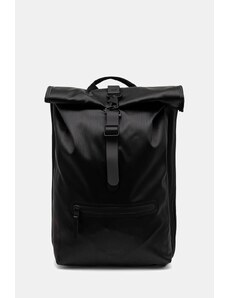 Batoh Rains Rolltop Rucksack W3 černá barva, velký, 13320.84