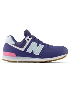 Dětské boty New Balance GC574NJ – tmavomodrá