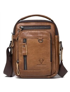 Humerpaul kožená taška přes rameno Murat Camel 4L Humerpaul MH664s2