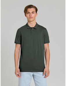 Sinsay - Bavlněné polo tričko - zelená