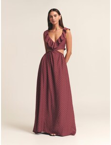 St MRLO Šaty 'Arlie' tmavě červená / bílá