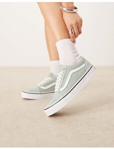 Vans Old Skool colour theory trainers in light green