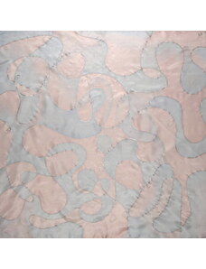 Hedvábný ručně malovaný šátek 06