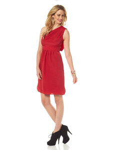 VINCE CAMUTO VINCE CAMUTO společenské šifonové šaty, červené společenské šaty