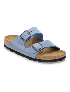 Birkenstock Arizona Soft Footbed Natural Leather Oiled Narrow Fit Unisex - Sandály Birkenstock - Modrá - 1030864-4.5