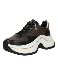 MICHAEL Michael Kors Tenisky 'ARLA' hnědá / zlatá / černá