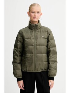 Péřová bunda Levi's dámská, černá barva, A8320