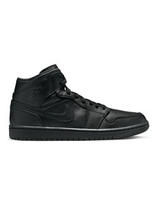 Air Jordan 1 Mid "Triple Black" - Pánské - Tenisky Jordan - Černé - 554724-093