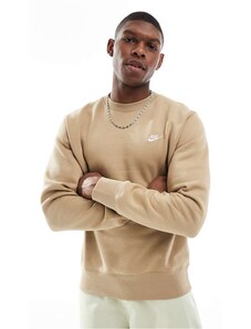 Nike Club sweatshirt in beige-Neutral