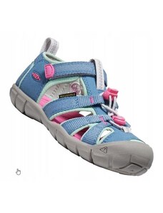 Keen 1028841 seacamp Seacamp II coronet blue/hot pink dívčí letní sandál