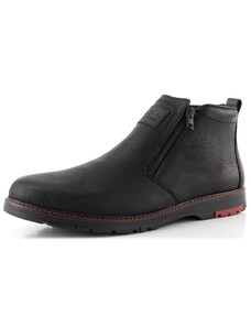 Rieker pánský kotník se zipem černý 10553-00