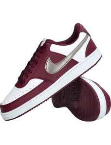 Pánská lifestylová obuv Nike Court Vision Low bílo-bordo