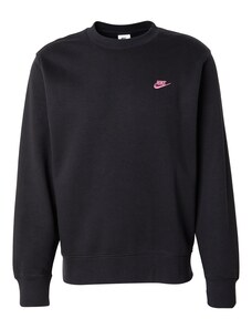 Nike Sportswear Mikina 'CLUB' růžová / černá