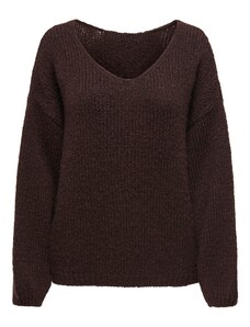 JDY Svetr 'JDYDinea' čokoládová