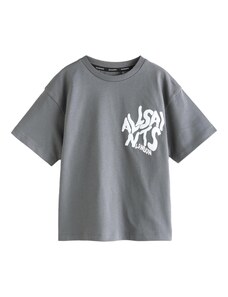 smALLSAINTS Tričko 'Orlando' šedá / bílá