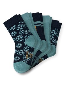 SCHIESSER Ponožky 'Stars' noční modrá / smaragdová