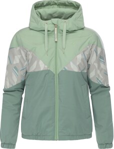 Ragwear Funkční bunda 'Rochele' světlemodrá / kámen / zelená / jablko