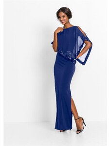 bonprix Žerzejové šaty s pajetkami Červená