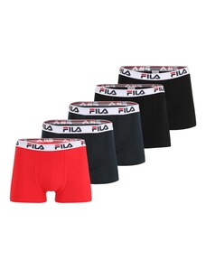 FILA Boxerky marine modrá / jasně červená / černá / bílá