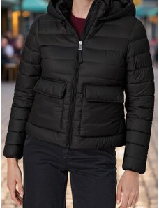 Sinsay - Prošívaná bunda s izolací - černá