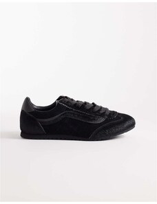 Vans Super Lowpro pony hair trainers in black