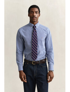 KOŠILE GANT REG CLASSIC POPLIN GINGHAM SHIRT COLLEGE BLUE