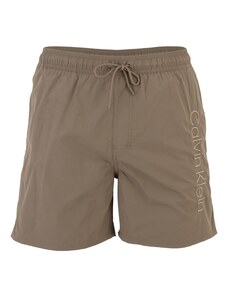 Calvin Klein Swimwear Plavecké šortky barvy bláta