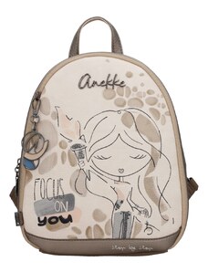 Tommy Hilfiger Julia Logo Jacquard Dome Backpack Khaki Gold  display picture 3