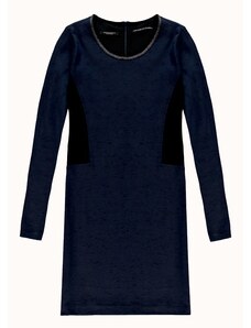 Maison Scotch Fitted dress in structured stretch quality