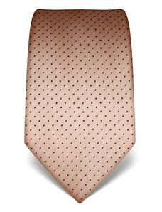 Ecru kravata s tečkami Vincenzo Boretti 21971