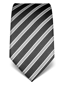 Luxusní kravata Vincenzo Boretti 21997 - antracitová