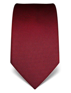 Čevená kravata Vincenzo Boretti 21986 - struktura čtvereček