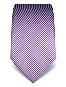 Fialová kravata Vincenzo Boretti 21941 - jemný proužek