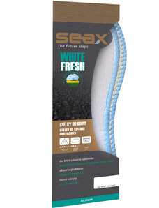 SEAX vložky do bot White Fresh