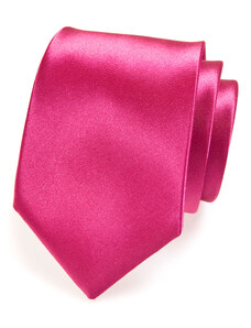 Avantgard Fuchsiová luxusní jednobarevná kravata