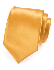 Avantgard Zlatá jednobarevná jemně lesklá luxusní kravata