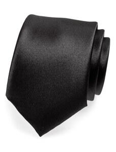 Avantgard Matná černá kravata