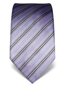 Strukturovaná kravata Vincenzo Boretti 21994 - fialová