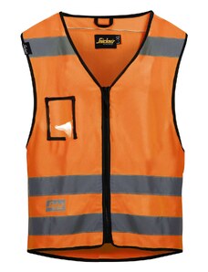 Reflexní vesta Snickers Workwear, třída 2 oranžová vel. S/M