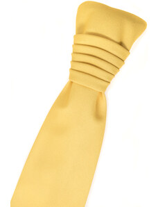 Avantgard Banánově žlutá pánská regata + kapesníček do saka