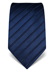 Luxusní tmavě modrá kravata Vincenzo Boretti 21965