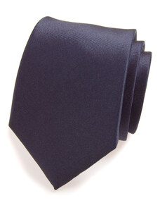 Avantgard Navy modrá matná kravata