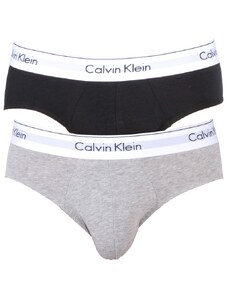 2PACK pánské slipy Calvin Klein vícebarevné (NB1084A - BHY)