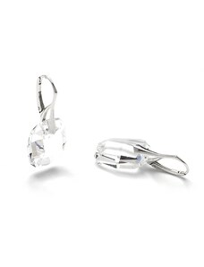 Šperky LAFIRA Style GRAPHIC stříbrné náušnice Crystal