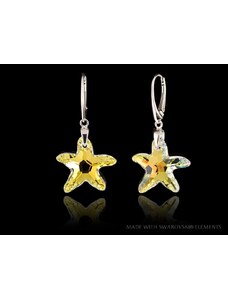Šperky LAFIRA Style Stříbrné visací náušnice Starfish AB