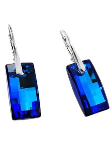Šperky LAFIRA Style Stříbrné náušnice Urban Bermuda Blue